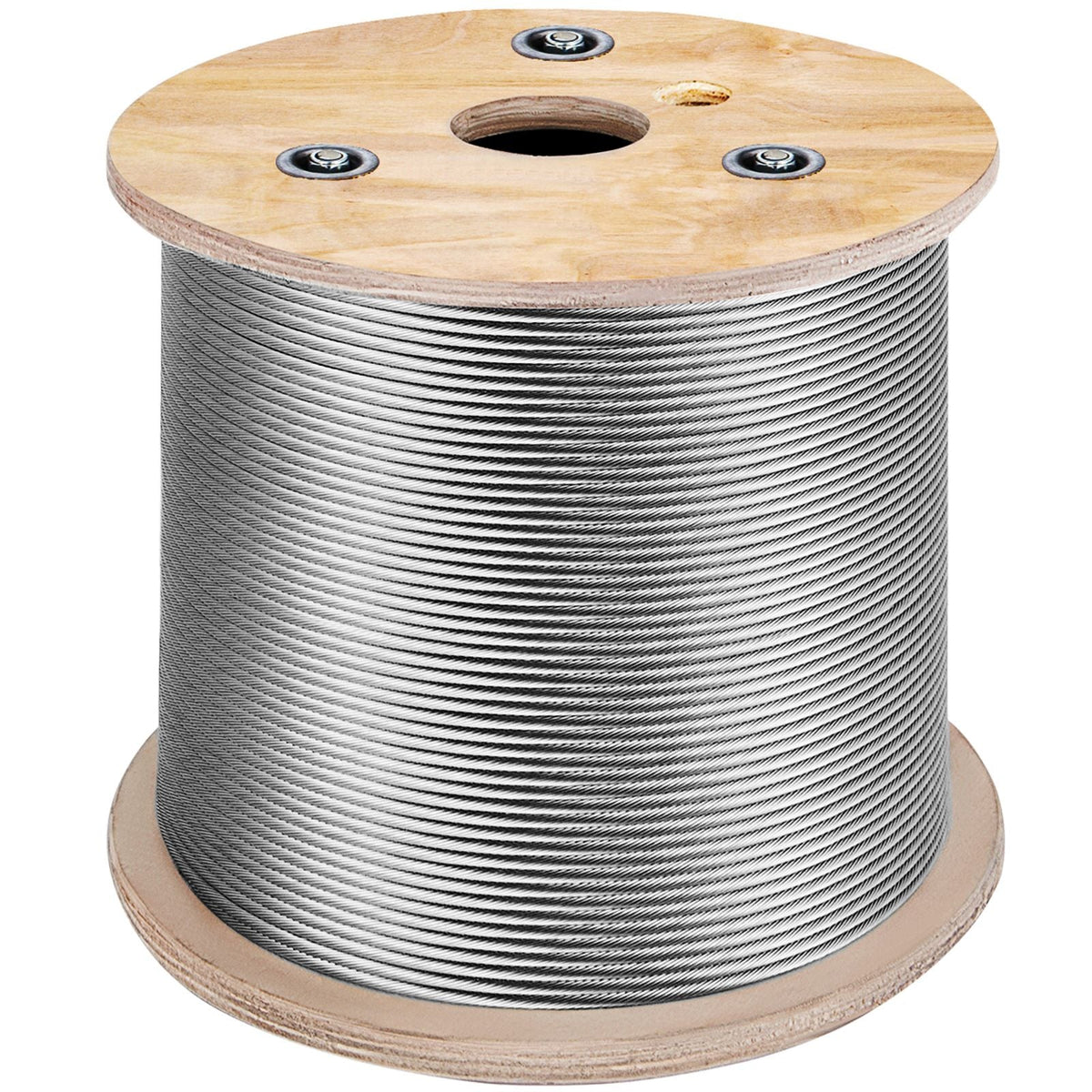 3/16 Inch 7x19 Stainless Steel Aircraft Cable Reel 500FT Stainless Steel Cable T304 Wire Rope Winch Cable Replacement (T304)