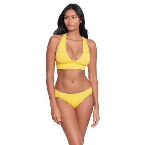 Lauren Ralph Lauren Women's Beach Club Solids Shirred Side Hipster