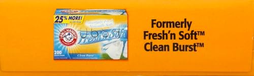 ARM & HAMMER Fabric Softener Sheets, 40 sheets, Purifying Waters