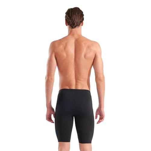 Arena Men's Performance Ribbed Swim Jammer Sports Shorts Training Bathing Suit