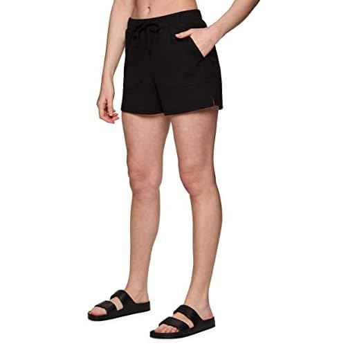 RBX Active Women's Lightweight Breathable Relaxed French Terry Athletic Walking Lounge Shorts