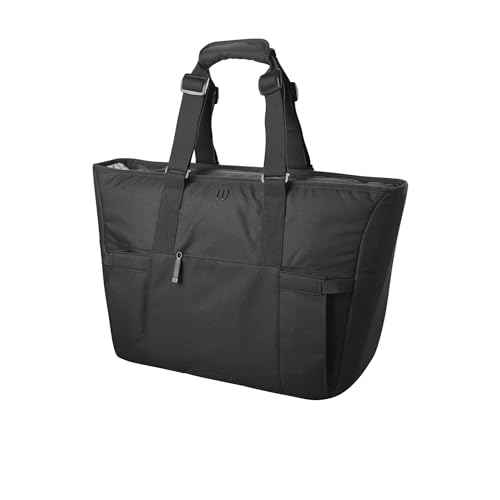 WILSON 2024 Lifestyle Tote Tennis Racket Bag - Holds up to 2 Rackets, Black
