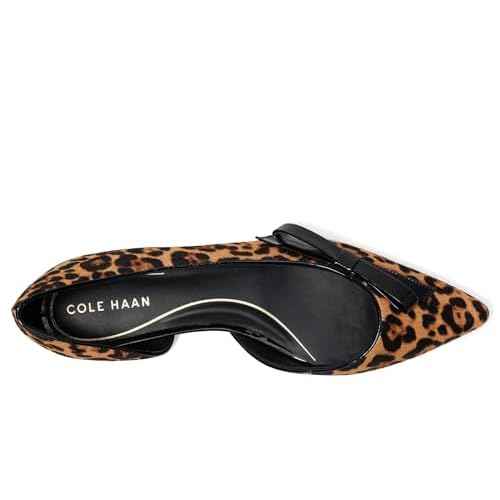 Cole Haan Women's Noella Bow Skimmer, Leopard Print, 8.5-B US