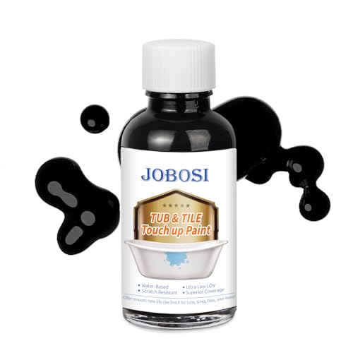 Black Touch Up Paint tile paint porcelain repair kit Specialty Tub, High-Gloss White bathtub Paint, Quick-Dry Porcelain for Scratches & Chips on Porcelain, Acrylic, Enamel, Cast Iron, Tiles, Tubs, Sinks Wooden furniture and Toilets