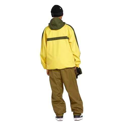 Volcom mens Arthur Longo 20k Pullover Anarok Hooded Snowboard Jacket