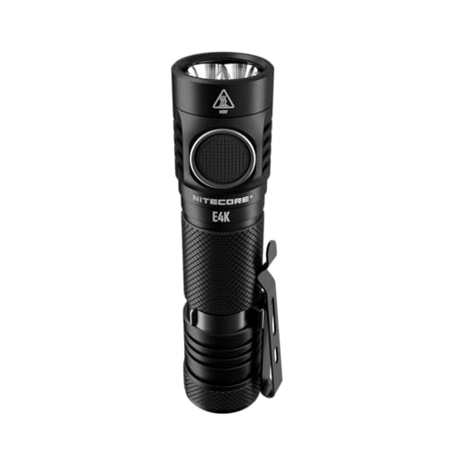 Nitecore E4K 4400 Lumen EDC Compact Rechargeable Flashlight with LumenTac Organizer