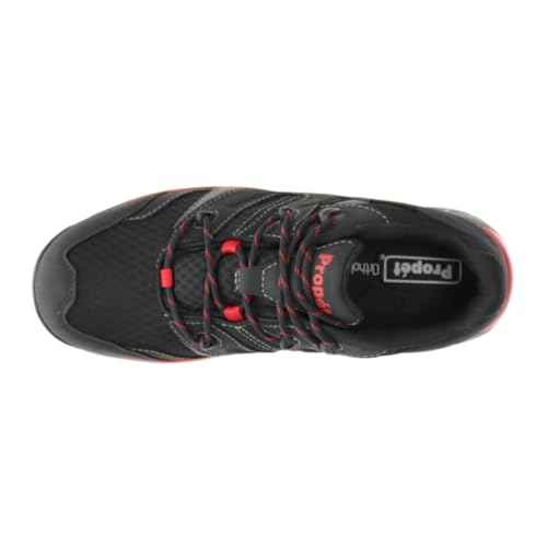 Propet Mens Vercors Hiking Hiking Sneakers Shoes - Black, Grey