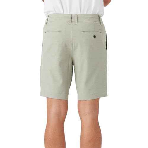 O'NEILL Men's 19 Inch Reserve Light Check Hybrid Shorts - Quick Dry Swim Trunks for Men with Fabric and Pockets
