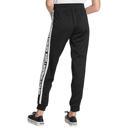 Karl Lagerfeld Paris Womens Block Letter Logo Jogger