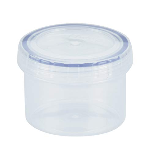 LocknLock Easy Essentials Twist Food Storage lids/Airtight containers, BPA Free, Short - 5 oz - for Candies, Clear - size: 5 Ounce