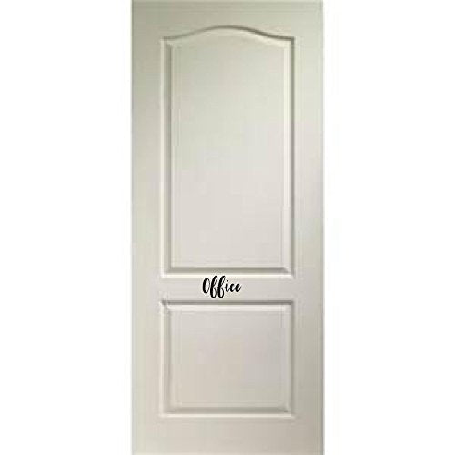 CreativeSignsnDesigns Door Vinyl Decal - Pantry, Restroom, Closet Water, Closet, Laundry, Office, toilettes, Bathroom (Office, Black)