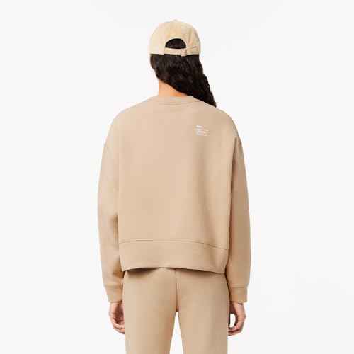 Lacoste womens Back Print Oversized Sweatshirt
