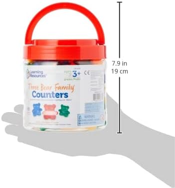 Learning Resources Bear Counters Set, Counting, Color & Sorting Toy, Set of 80, Ages 3+