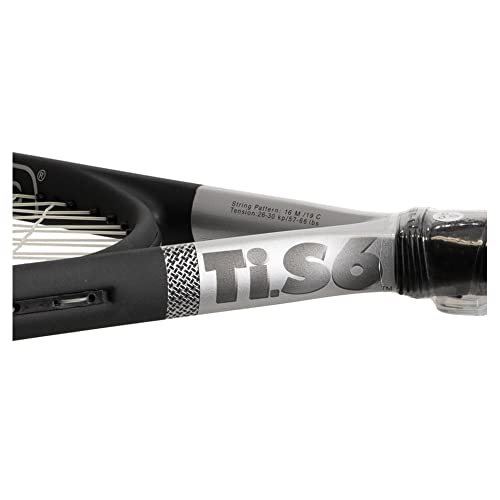 HEAD Ti S6 Tennis Racket - Pre-Strung Head Heavy Balance 27.75 Inch Adult Racquet - 4 1/4 In Grip