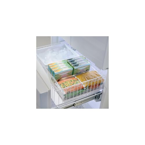 iDesign Divided Storage Bin with Handle for Pantry, Fridge, or Freezer, Clear, Made in USA - style: Pack of 1