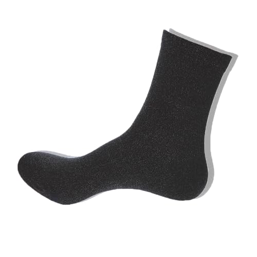 Grounding Socks, Conductive Silver Fiber Crew Socks for Women Men, Earth Connected Socks for Grounding Mat, Sheets, Shoes
