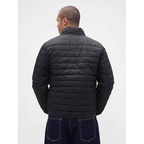 GAP mens Logo Lightweight Puffer Jacket