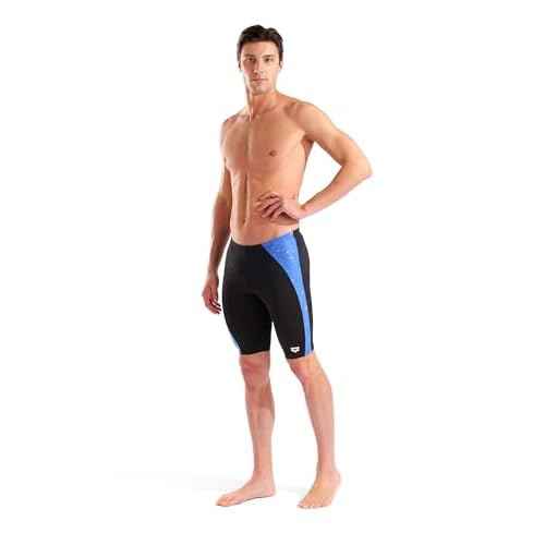 Arena Men's Performance Ribbed Swim Jammer Sports Shorts Training Bathing Suit