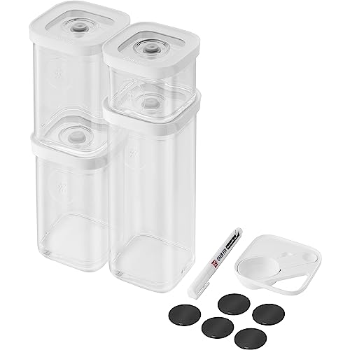 ZWILLING Fresh & Save Cube Box Set, 6-pc, Plastic, Airtight Dry Food Storage Container, Small Cube Set - size: 6 Pieces S
