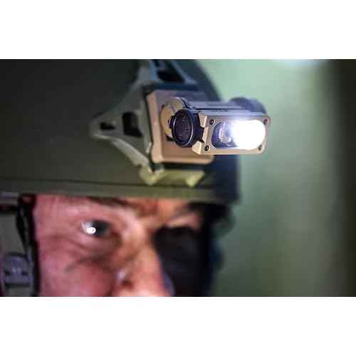 Streamlight 14510 Sidewinder 55-Lumens Compact II Military Flashlight with Helmet Mount in Box, Coyote