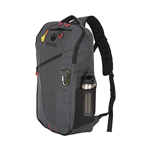 Allen Company Ruger 10/22 Takedown Rifle Backpack - Fits Ruger's PC Carbine and 10/22 Takedown Models - Shooting Accessory Storage - Dual Water Bottle Pockets - Gray/Charcoal