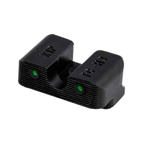 TRUGLO Tritium Pro Handgun Night Sights, Compatible with Springfield Armory XD Series | Compact Durable Glow-in-The-Dark Front & Rear Gun Sights with Focus Lock Front Ring