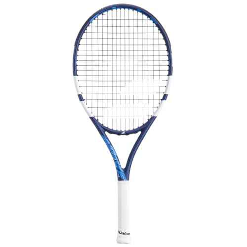 Babolat, Tennis Racket Drive Junior, One Size, Blue/Red, Graphite and Aluminium Composite Frame, Lightweight 230g, Ideal for Young Players 9-11 Years