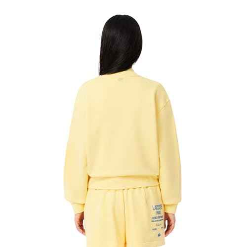 Lacoste womens Heritage Crew Neck Sweatshirt