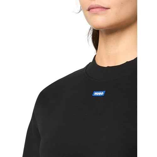 BOSS Men's Patch Logo French Terry Pullover Hooded Cotton Sweatshirt