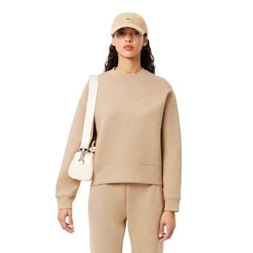 Lacoste womens Back Print Oversized Sweatshirt