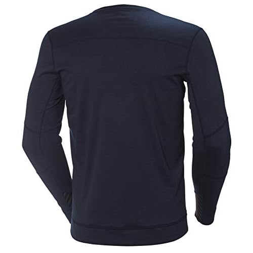 Helly-Hansen Hh LIFA Max Crewneck Base Layer Thermal Shirt Mens Long Sleeve Moisture Wicking Lightweight Warm Black
