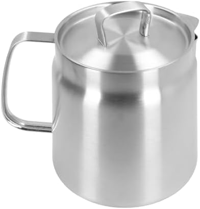 Stainless Steel Oil Filter Pot, Home Oil Fryer Strainer, Stainless Steel Oil