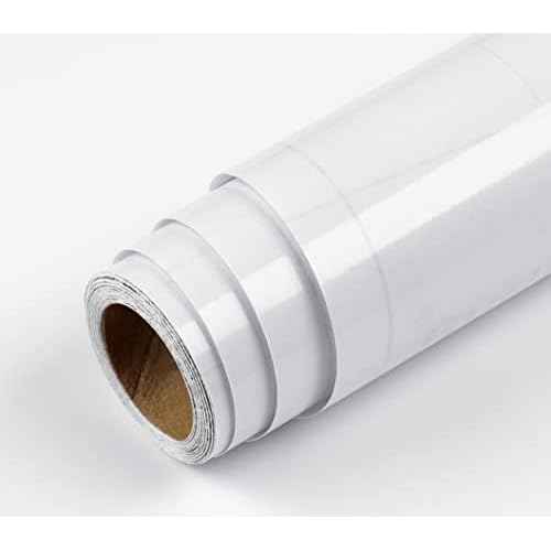 Livelynine Peel and Stick Clear Contact Paper for Walls Crafts Cabinets Waterproof Sticky Wallpaper for Kitchen Backsplash Oil Proof Sticker Self Adhesive Clear Vinyl Roll 17.7x78.8 inch