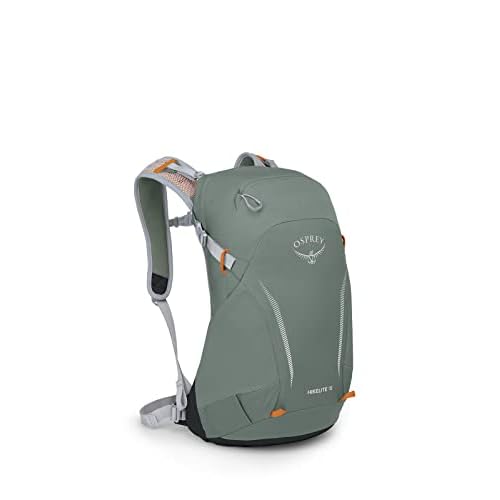 Osprey Hikelite 18L Lightweight Hiking Backpack - Durable Travel Daypack with Rain Cover for Men and Women, Pine Leaf Green