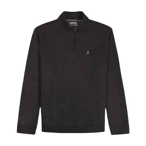 IZOD Men's Advantage Performance Quarter Zip Fleece Pullover Sweatshirt
