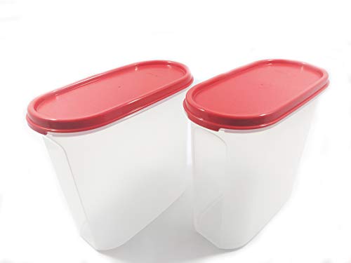 Tupperware Tupin Modular Mate Oval Plastic Container Set, 1.7 L -2 Pieces