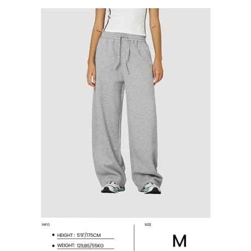 Aelfric Eden Mens Wide Leg Sweatpants Solid Arc Sweat Pants Open Bottom Casual Athletic Lounge Pants with Pockets
