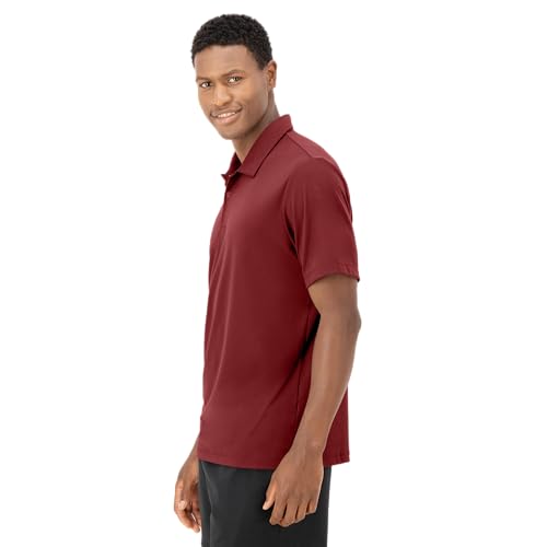 Hanes Moves Performance, Short Sleeve Polo Shirt for Men, Moisture-Wicking