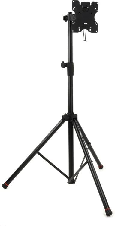 Gator Frameworks Deluxe Adjustable Tripod LCD/LED TV Monitor Stand with Lift Piston, Fits Screens up to 48" (GFW-AV-LCD-2)