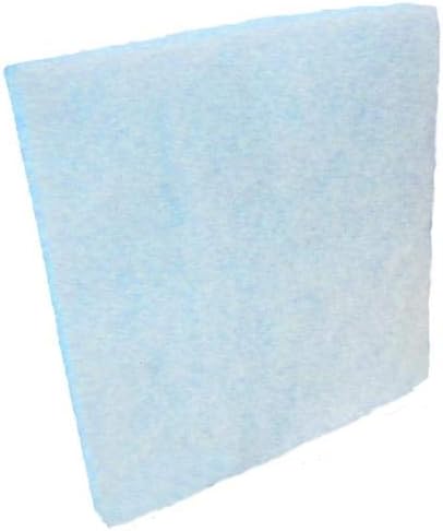 10 Feet of Blue and White Air Filter Media Roll, MERV6 Polyester Media