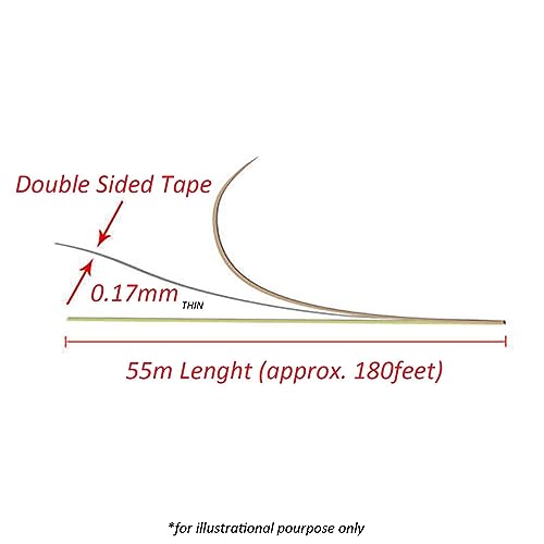 EZAUTO WRAP 2 mm 300LSE Double Sided Tape Heavy Duty Cell Phone Repair 180FT Long Roll