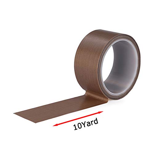 PTFE Adhesive Teflon Tape 1/2Inch x 30 Foot High Temperature Tape for Weston,Seal A Meal, Cabellas Vacuum