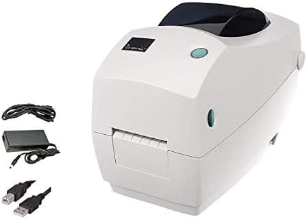 ZEBRA- TLP2824 Plus Thermal Transfer Desktop Printer for Labels, Receipts, Barcodes, Tags, and Wrist Bands - Print Width of 2 in - USB and Ethernet Port Connectivity (Renewed)