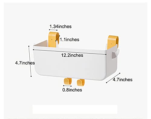 Bedside Organizer Storage Caddy Hanging as Bunk Bed Storage Accessories Handrail Multi Pockets for Dorm Bunk Bed Shelf