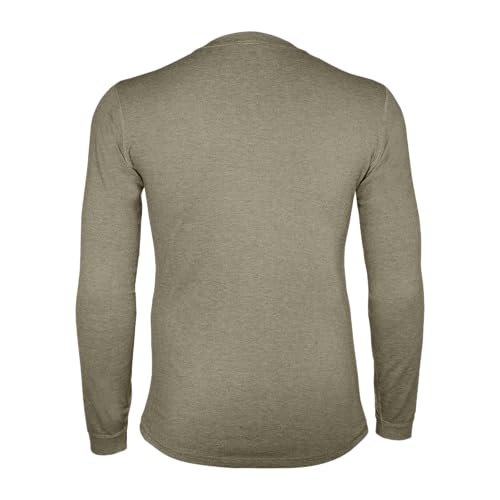 Carhartt Men's MBL110 Base Force¢ç Heavyweight Base Layer Crew - XXX-Large - Burnt Olive Heather