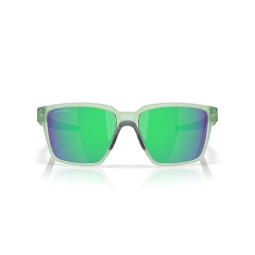 Oakley OO9430 Actuator Square Rectangular Sunglasses, Matte Transparent Jade/Prizm Jade, 57 mm