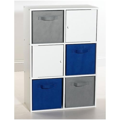 ClosetMaid 18657 Cubeicals Fabric Drawer, Gray, 2-Pack - color: Gray, size: 2-Pack, style: 2-Pack