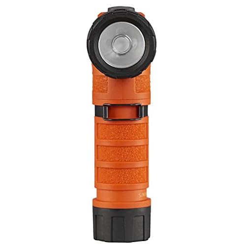 Streamlight 88837 PolyTac 90X USB 500-Lumen Multi-Fuel Right-Angle Rechargeable Flashlight, SL-B26 Battery Pack & USB Cord and Gear Keeper, Orange
