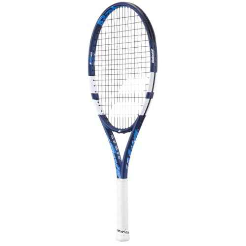 Babolat, Tennis Racket Drive Junior, One Size, Blue/Red, Graphite and Aluminium Composite Frame, Lightweight 230g, Ideal for Young Players 9-11 Years