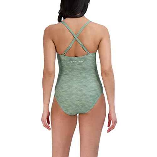 Spyder Women's One-Piece Swimsuit ? Slimming Tummy Control Bathing Suit, Removable Cups, Quick-Dry Fabric